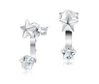 CZ Star Shaped Stud Earring STC-2146